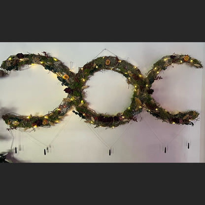 Custom Triple Moon Wreath
