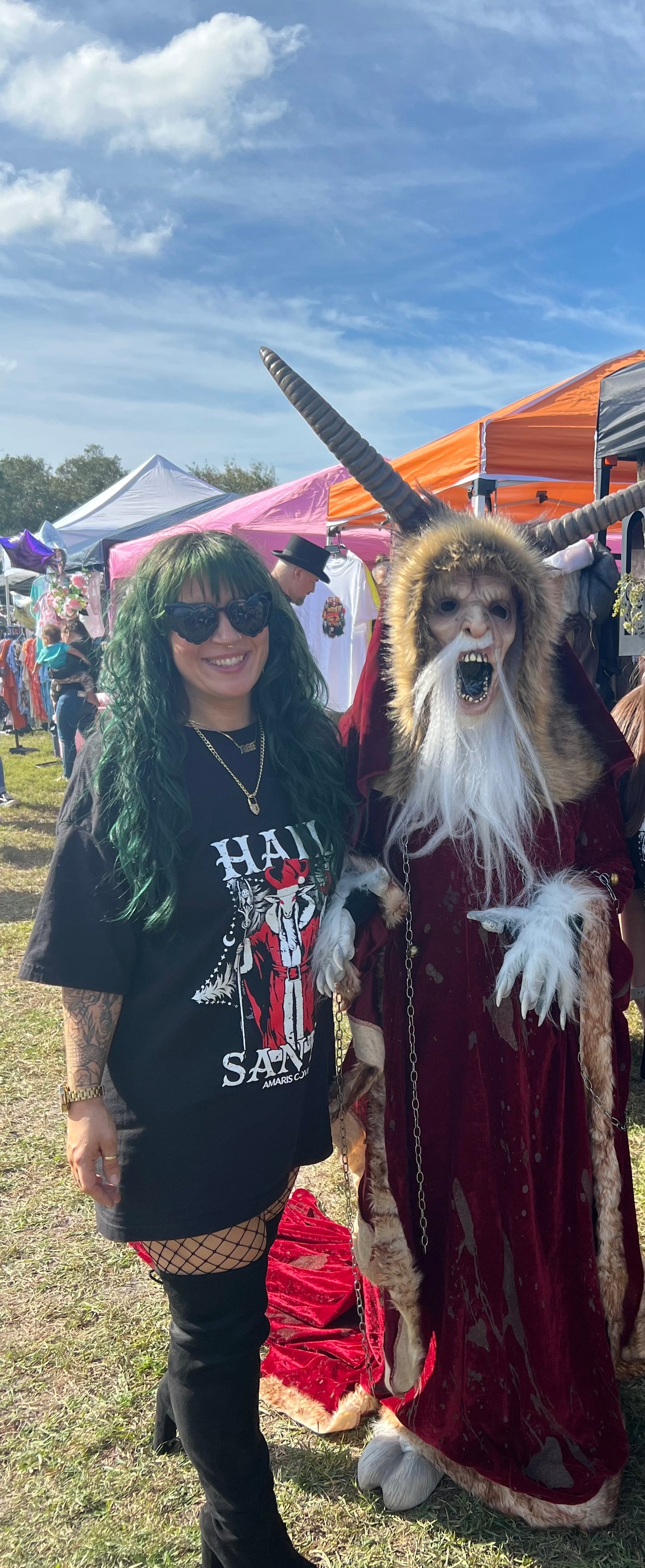 Hail Santa Baphomet Tee