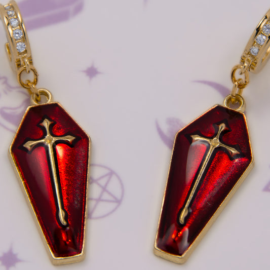 Coffin Earrings