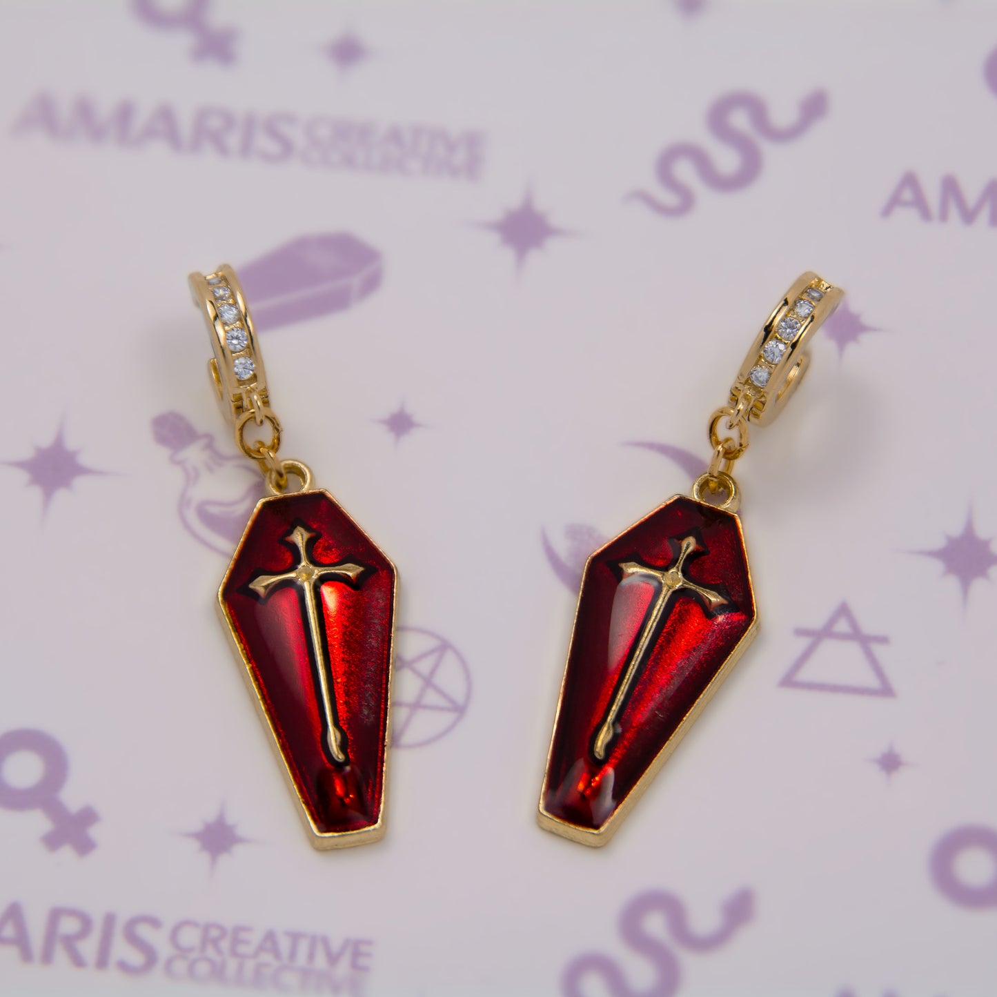 Coffin Earrings