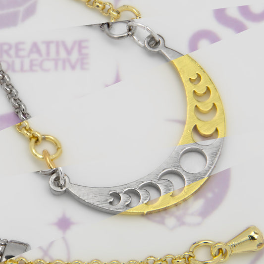 Crescent Moon Phase Adjustable Bracelet