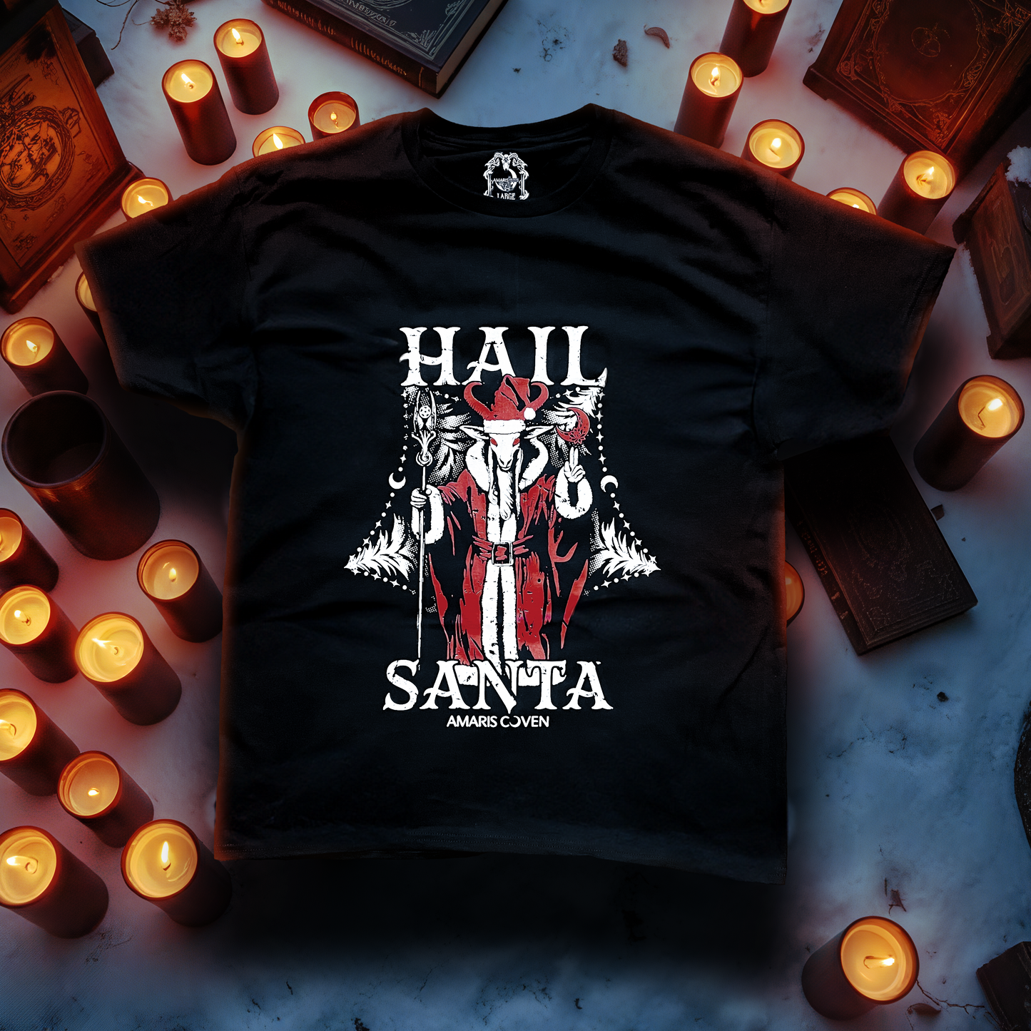 Salve Santa Camiseta Bafomet