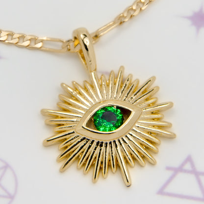 Seeing Eye Sunburst Necklace